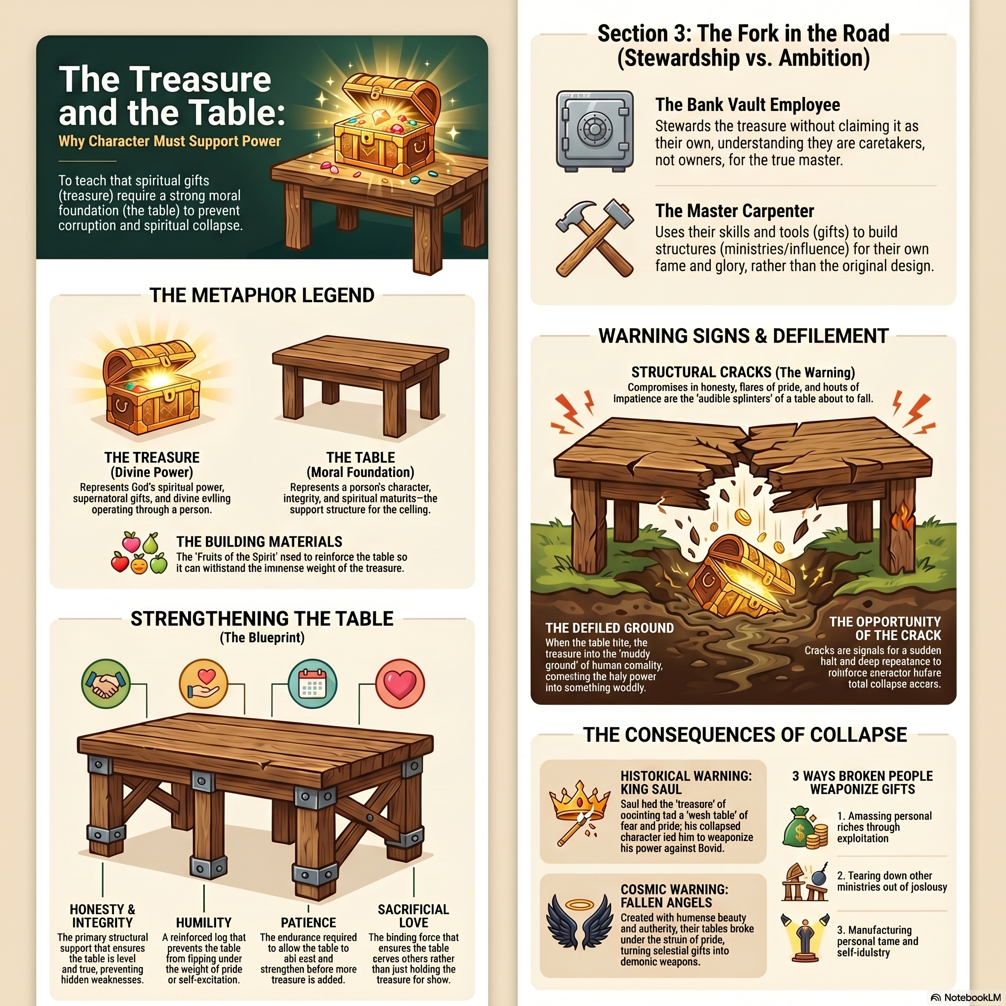 The Treasure and the Table Infographic