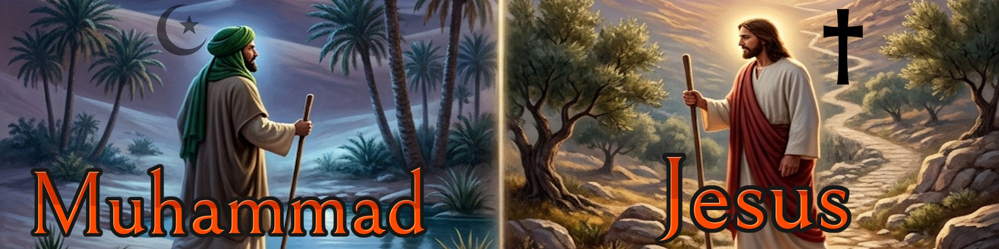 מוחמד נגד ישו: השוואה נוצרית banner — click to open navigation menu
